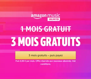 Amazon Music Unlimited : profitez de 3 mois gratuit pour découvrir le service de streaming Amazon